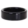 Kiotos Cockring en aluminium Circle 15mm Noir